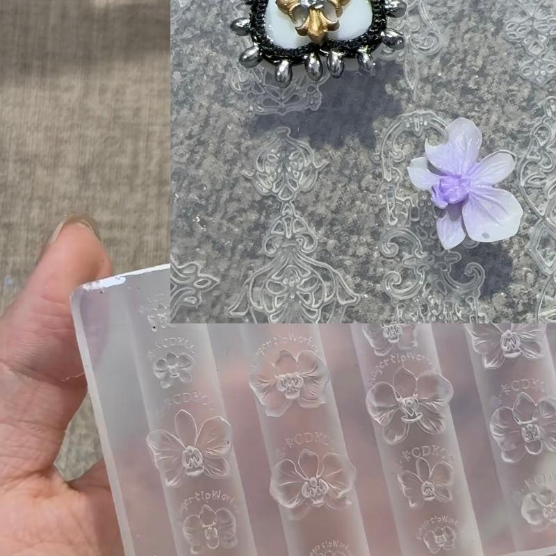 Cetakan Kuku Silikon Bunga Pha - Orchid Phalaenopsis ulasan dan harga